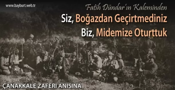 Siz Boğazdan Geçirtmediniz, Biz Midemize Oturttuk